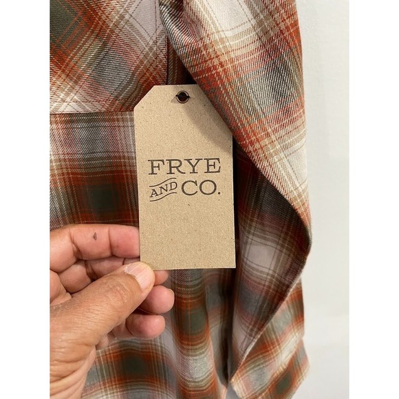 FRYE & CO Men's Classic Copper Brown Shirt Size M‎ - Picture 4 of 5